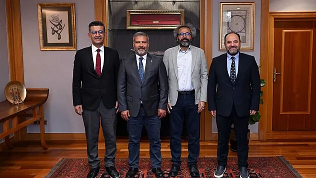 CİB Bölge Müdürü Süt, Rektör Adıgüzel'le Bir Araya Geldi