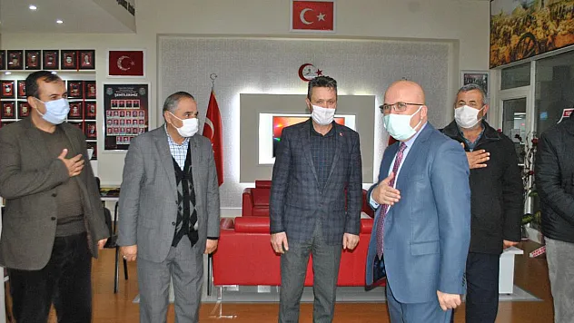 Çoban'dan şehit  ailelerine iade-i ziyaret