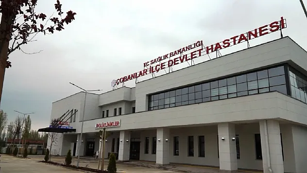 Çobanlar'da Devlet Hastanesi'nin Yeni Hizmet Binası Açıldı