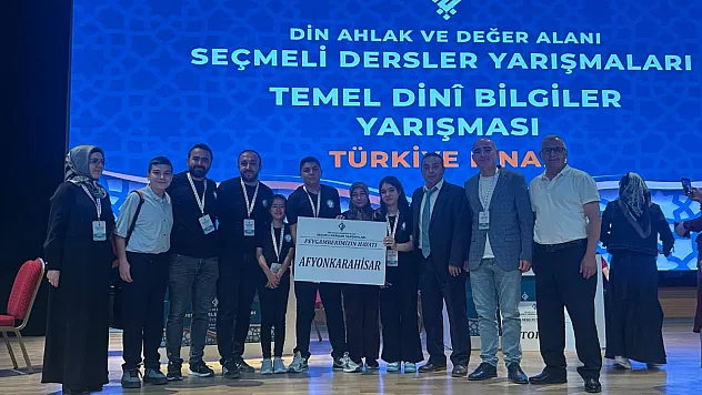 Çobanlar Yavuz Selim Ortaokulu Öğrencileri Afyon'u Gururlandırdı
