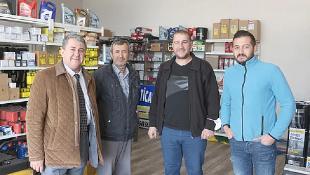 Dilek, Anıtkaya  esnafıyla bir araya geldi