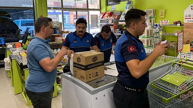 Dinar'da Marketlere Yönelik Denetim