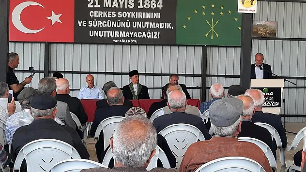 Dinar’da 1864 Büyük Çerkes Sürgünü ve Katliamı yad edildi