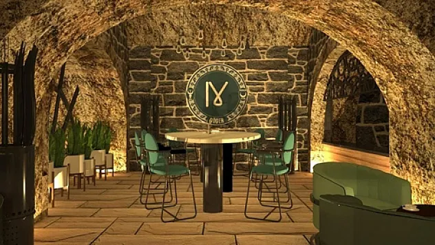 Döğer Kervansarayı'nda bulunan  işletmeye “Murat Han Alp Evi” ismi verildi