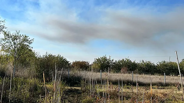 Eber'de Korkutan Yangın