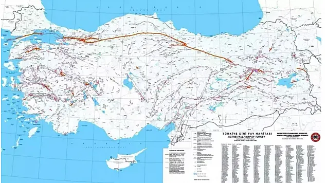 Ege Bölgesi’nde Hangi Fay Hattı Var? Türkiye Fay Hattı Haritası 2023! MTA diri fay hatları hangi illerden geçiyor?