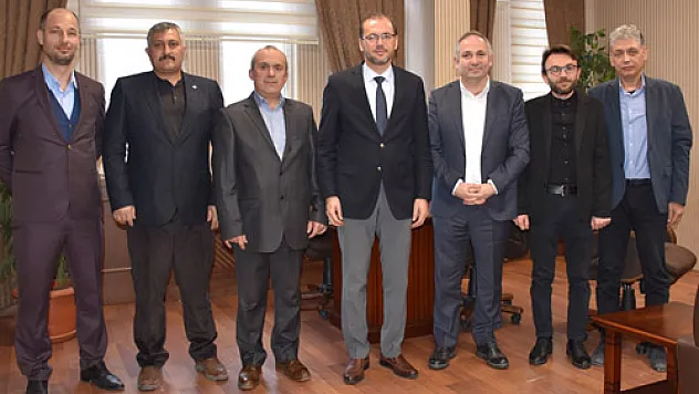 Eğitim Bir-Sen heyeti AFSÜ’yü ziyaret etti