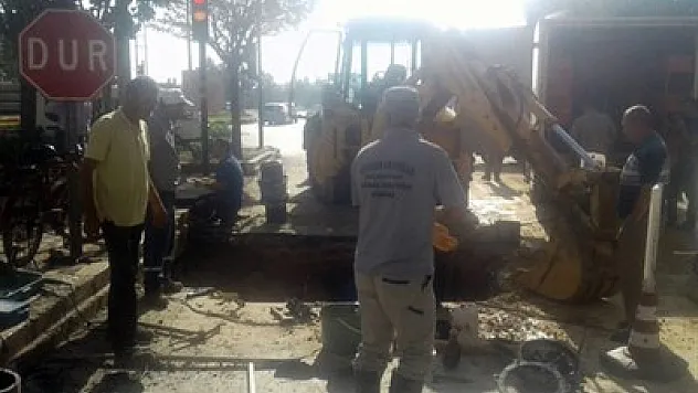 Ekipler, arızayı gidermek için çalıştı