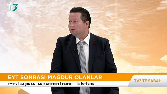 Emeklilikte Adalet Derneği, Taleplerini TV3'te Anlattı