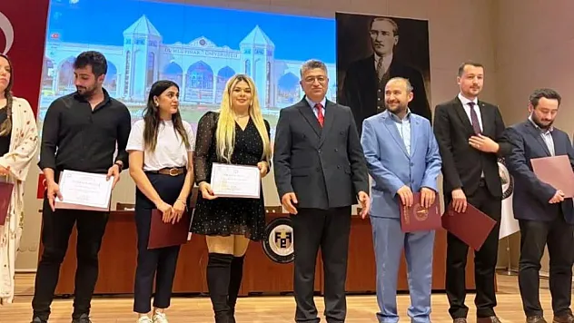 Emet MYO'da görevli Akademik Personele Teşekkür Belgesi