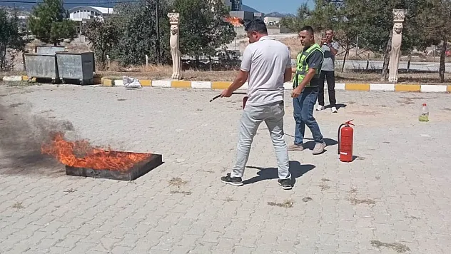 Emet MYO'da Yangın Tatbikatı