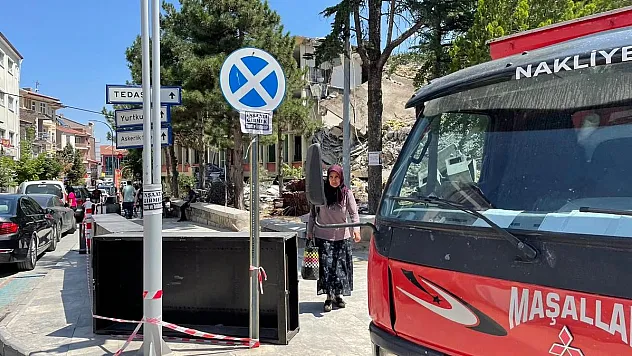 Emirdağ Belediyesinin önlem almadan yaptığı yıkım tepkilere neden oldu