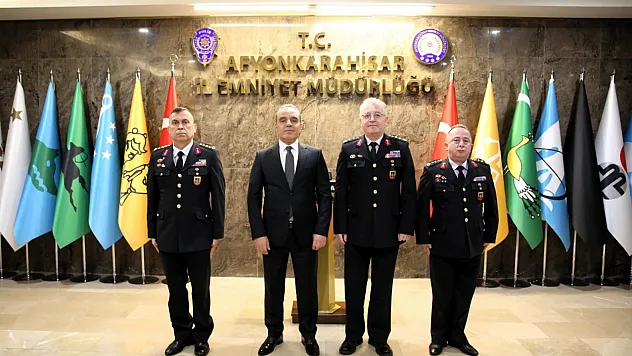 Emniyete Kardeş Teşkilat Jandarmadan Ziyaret