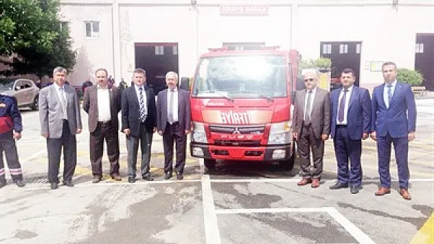 En küçük itfaiye aracı Afyon'da