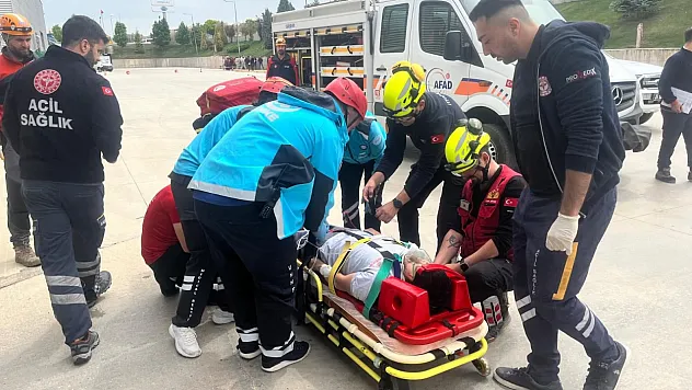 Endüstriyel Kaza Tatbikatı Gerçeği Aratmadı