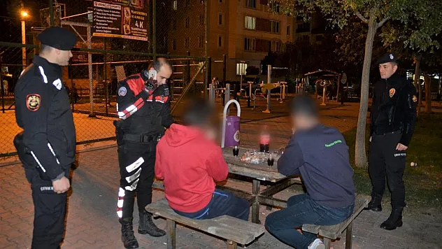 Erenler bölgesinde polis denetimi
