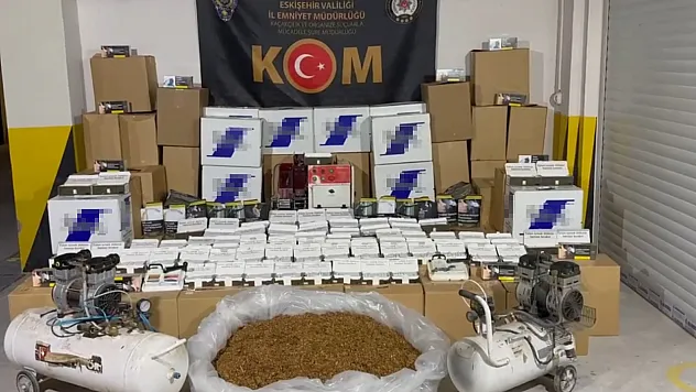 Eskişehir'de 315 Kilogram Kaçak Tütün Ele Geçirildi
