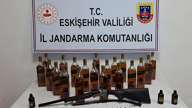 Eskişehir Jandarmasından Kaçak İçki Operasyonu!