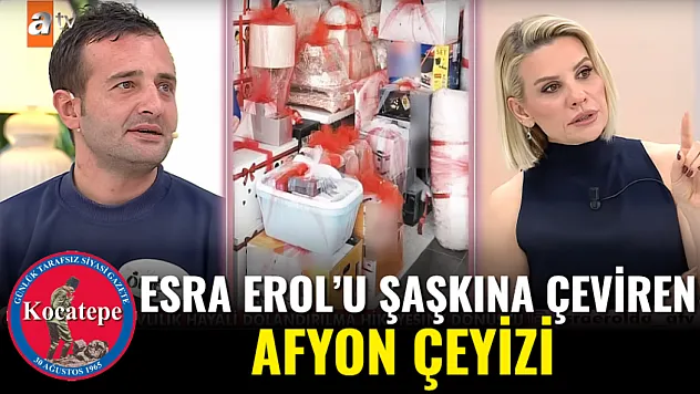Esra Erol'u Şaşkına Çeviren Afyon Çeyizi