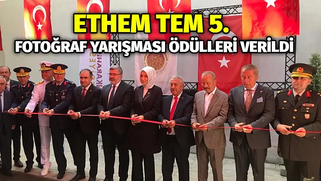 Ethem Tem 5. fotoğraf yarışması ödülleri verildi