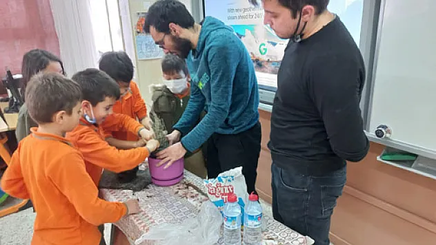 Fidanlar fidan dikmeyi öğrendi