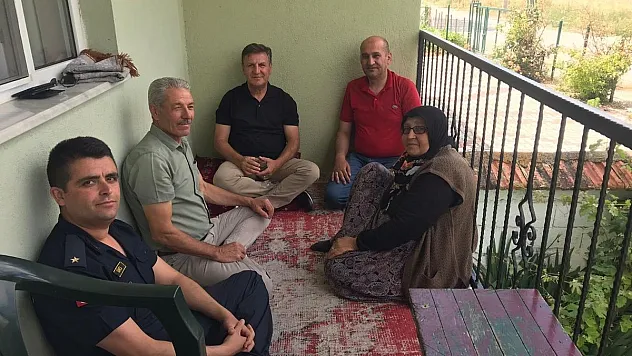 Gazinin baba ocağına Tuğgeneral Alp'ten ziyaret