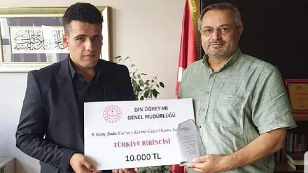 Genç hafız Afyon'u gururlandırdı