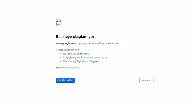 Google Çöktü, Bilgiye Erişmede Sıkıntı Var