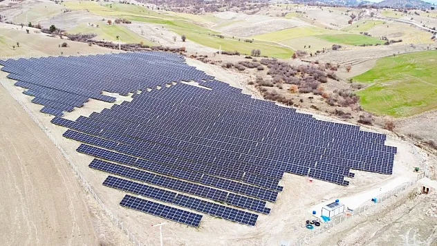 Güneş Enerji Santrali Elektrik Üretimine Başladı