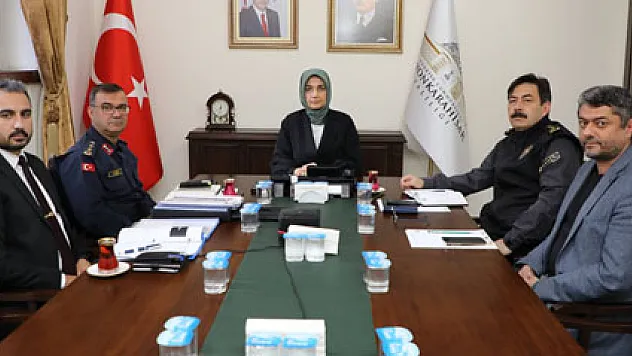 Güvenlik toplantısı düzenlendi