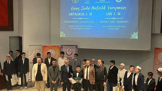 Hafızlık Yarışması Bölge Şampiyonu Afyon'dan