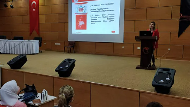 Hastane personeline “kadına şiddete karşı” eğitim verildi