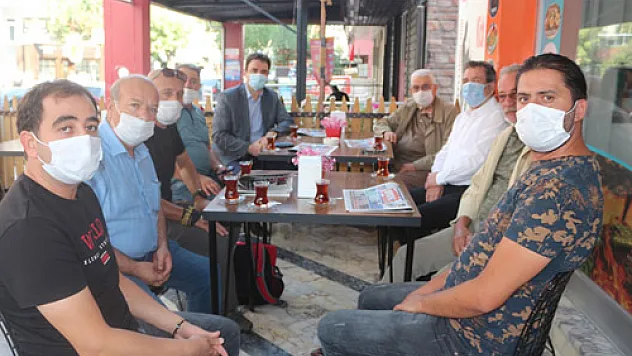 Hisar Gazetesi'ne 17'inci yıl ziyareti