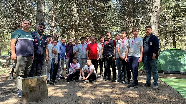 Hisarcık Diyanet İzcileri Gölcük Yaylasında 3 Gün Kamp Yaptı