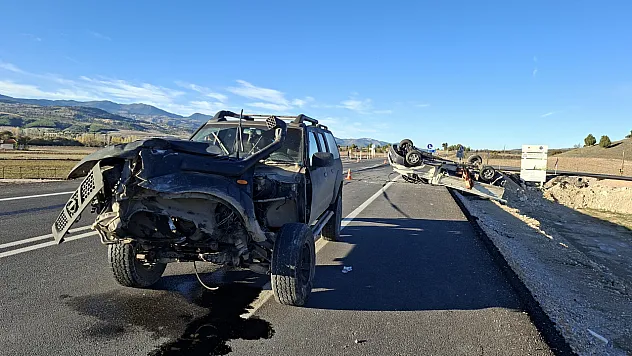 Hisarcık'ta Trafik Kazası: 4 Yaralı