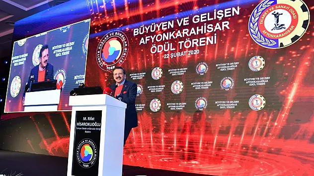 Hisarcıklıoğlu:  Bu iş Afyon'a  yakışır: TOBB'dan Sağlık Endüstri Bölgesi'ne tam destek