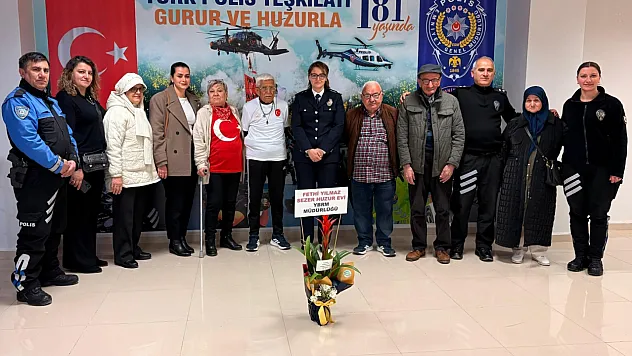 Huzurevi Sakinlerinden Emniyete Anlamlı Ziyaret