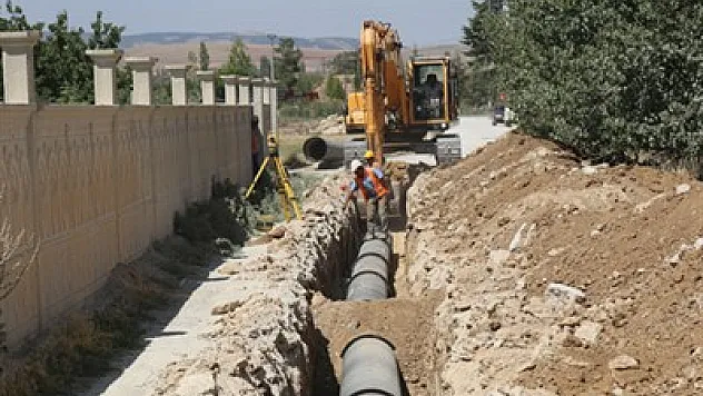 İçmesuyu İsale Hattı, hızla ilerliyor