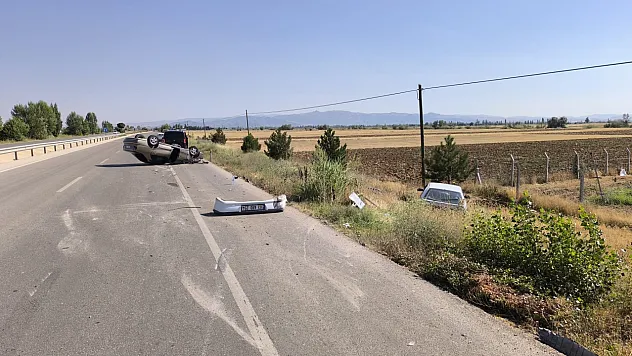 İHA Muhabiri Yangın Dönüşü Kaza Yaptı