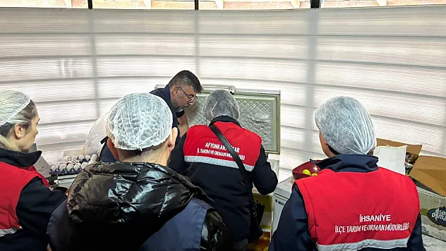 İhsaniye'de Gıda İşletmelerine Yönelik Denetim Yapıldı