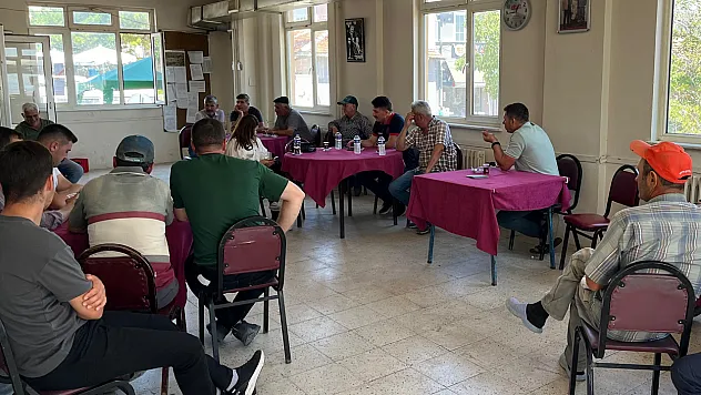 İl Tarım Ve Orman Müdürü, Çiftçilerle Bir Araya Geldi