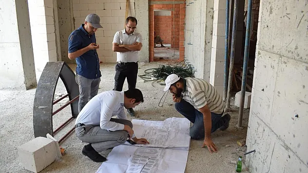 İscehisar Hükümet Konağı inşaatında sona yaklaşıldı