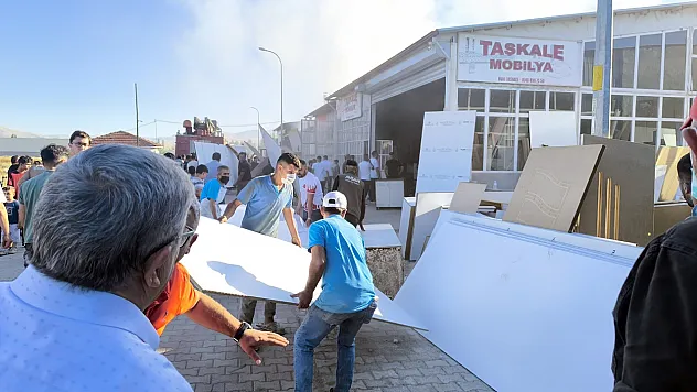 İşyerinde Tüp Patladı, Yangın Çıktı