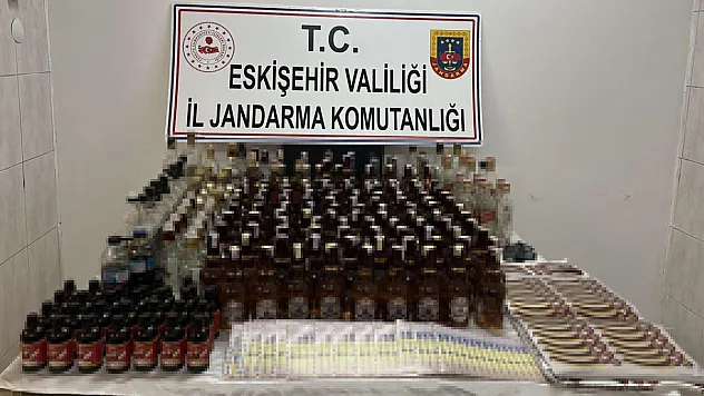 Jandarma Ekiplerinden Kaçak Alkol Operasyonu