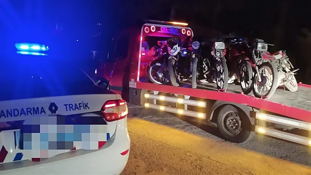 Jandarma'dan motosiklet sürücülerine yönelik denetim