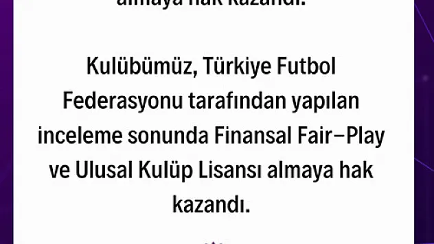 Jetler Ulusal Kulüp Lisansı almaya hak kazandı