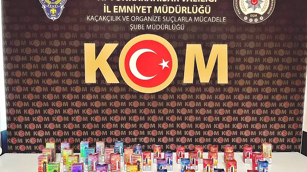 Kaçak Elektronik Sigara Ele Geçirildi