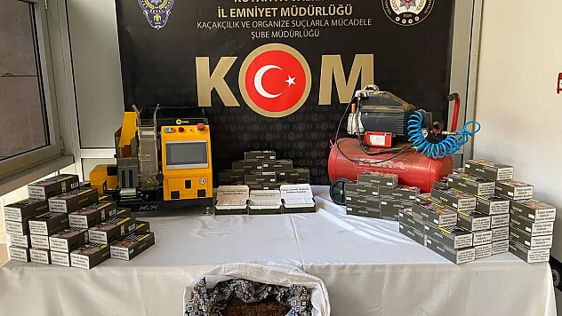 Kaçak Makaron Ve Fişek Ele Geçirildi