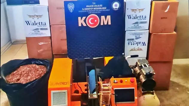 Kaçak Sigara Üretimine Polis Baskını