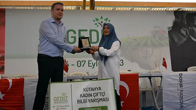 Kadın çiftçiler için bilgi yarışması düzenlendi